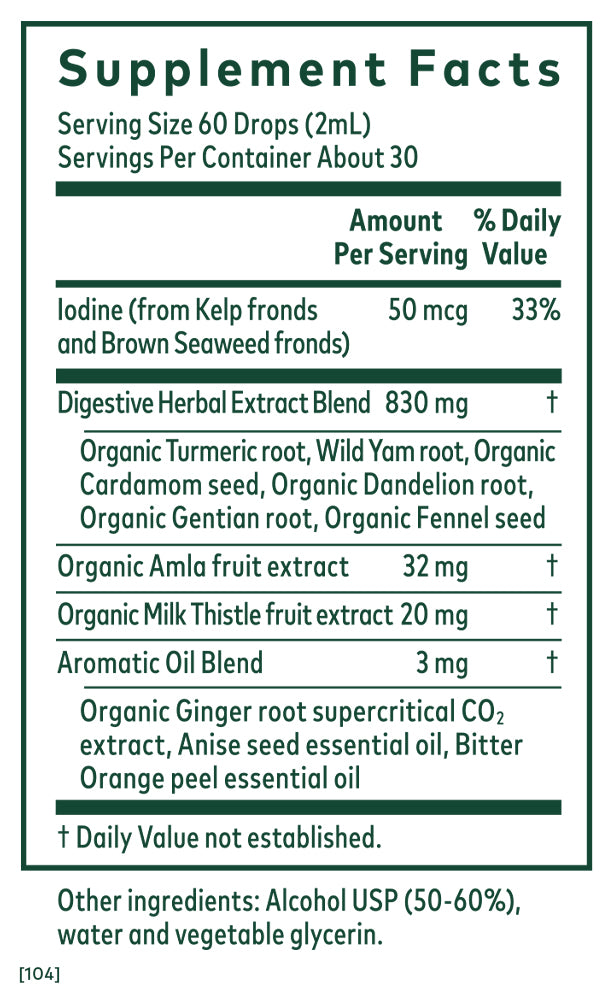 Digestive Bitters with Turmeric