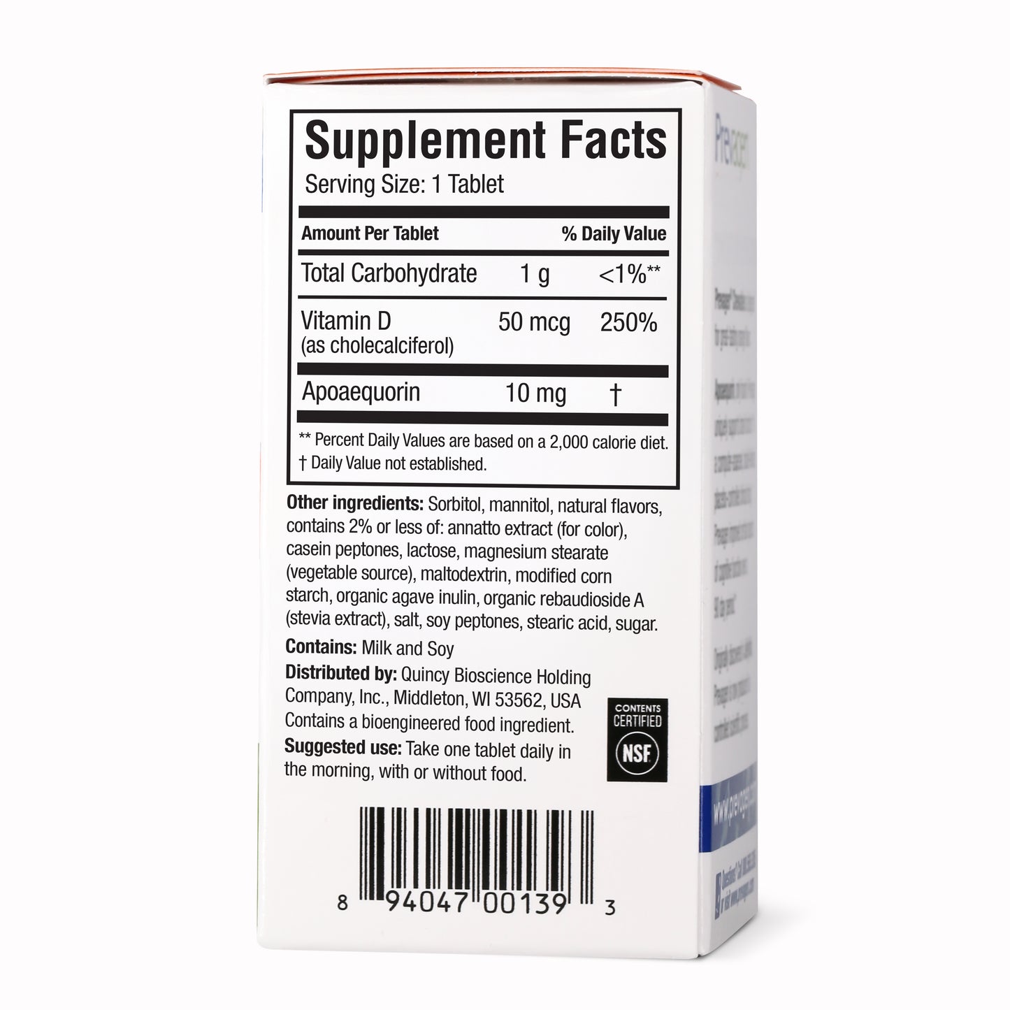Prevagen® Regular Strength Orange Flavor Chewables 10mg, 30count