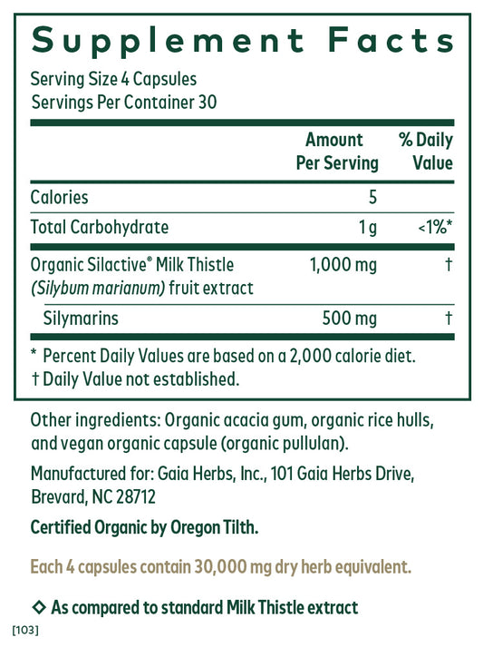 Milk Thistle 1000